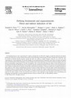 Research paper thumbnail of Defining biominerals and organominerals: Direct and indirect indicators of life