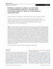 Research paper thumbnail of Preliminary evaluation of a primary care intervention for cry-fuss behaviours in the first 3-4 months of life (?The Possums Approach