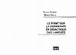 Research paper thumbnail of La grammaire en DDL [1re partie : chap. 1 - 4]