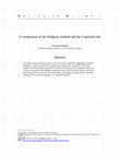 Research paper thumbnail of A comparison of the Dodgson method and the Copeland rule