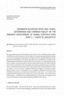 Research paper thumbnail of GRAMMATICALIZATION PATHS AND CHAOS: DETERMINISM AND UNPREDICTABILITY OF THE SEMANTIC DEVELOPMENT OF VERBAL CONSTRUCTIONS (PART 2 – CHAOS IN LINGUISTICS) Studia Linguistica Universitatis Iagellonicae Cracoviensis, 2016, Volume 133, Issue 4, s. 319-335