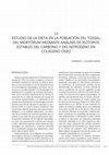 Research paper thumbnail of Estudio de la dieta en la población del Tossal del Mortòrum mediante análisis de isótopos estables del carbono y del nitrógeno en colágeno óseo