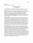 Research paper thumbnail of How to Read and View: A Student Worksheet on Close Reading