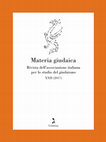 Research paper thumbnail of THE BOUND MUSIC FRAGMENTS FROM NATIONE ISRAELITICA COLLECTION IN FLORENCE: A PRELIMINARY SURVEY, in "Materia Giudaica - Rivista dell'associazione italiana per lo studio del giudaismo",  XXII, 2017, pp-233-248.pdf