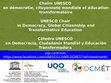 Research paper thumbnail of Presenting the UNESCO Chair DCMÉT (November 2017)