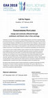 Research paper thumbnail of Session 258: TRANSFORMING PEATLANDS: change and continuity reflected through prehistoric and historic sites in fens and bogs