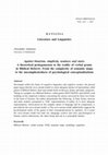 Research paper thumbnail of Theoretical prolegomena to the reality of verbal grams in Biblical Hebrew. From the complexity of semantic maps to the simplicity of psychological conceptualizations. Folia Orientalia 54 (2017): 11-34