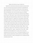 Research paper thumbnail of Morality In The First Place: Jane Austen's Mansfield Park