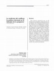 Research paper thumbnail of La reedición del conflicto: la política electoral en El Salvador de la 
posguerra