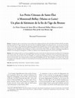 Research paper thumbnail of Les Petits Côteaux de Saint-Éloi à Montreuil-Bellay (Maine-et-Loire) – Un plan de bâtiment de la fin de l’âge du Bronze