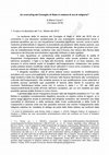 Research paper thumbnail of Un overruling del Consiglio di Stato in materia di ora di religione?