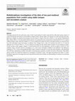 Research paper thumbnail of Multidisciplinary investigations of the diets of two post-medieval populations from London using stable isotopes and microdebris analysis