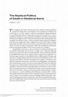 Research paper thumbnail of “The Mystical Politics of Death in Medieval Iberia.” English Language Notes, Duke University Press 56, no. 1 (2018): 241-246.