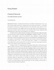 Research paper thumbnail of Georg Simmel, Friedrich Nietzsche: un profilo filosofico-morale (con prefazione)