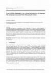 Research paper thumbnail of From African languages to an African Perspective on language – The work and research of Prof. Marianna W. Visser. Stellenbosch Papers in Linguistics PLUS 58 (2019): i-x