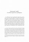 Research paper thumbnail of Quaresimali ‘visibili’: il serafino, il guerriero, il pellegrino