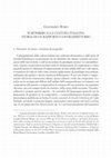 Research paper thumbnail of Schönberg e la cultura italiana: storia di un rapporto contraddittorio