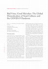 Research paper thumbnail of Bad Virus, Good Microbes: The Global Domestication of Yeast Cultures and the COVID-19 Pandemic (Gastronomica 2020, 20(3)