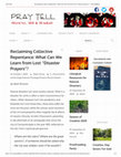 Research paper thumbnail of Reclaiming Collective Repentance: What Can We Learn from Lost "Disaster Prayers"?