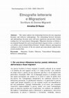 Research paper thumbnail of Etnografie letterarie e Migrazioni Scritture di Donne Migranti