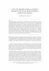 Research paper thumbnail of From One Mortality Regime to Another? Mortality Crises in Late Medieval Haarlem, Holland, in Perspective