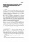 Research paper thumbnail of Het adolescentenstrafrecht en de veranderende populatie in Justitiele Jeugdinrichtingen