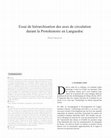 Research paper thumbnail of Essai de hiérarchisation des axes de circulation durant la Protohistoire en Languedoc