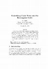 Research paper thumbnail of Embedding Cubic Trees into the Rectangular Grids