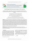 Research paper thumbnail of Lake Michigan Wind Assessment Analysis, 2012 and 2013