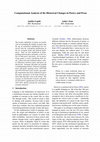 Research paper thumbnail of Computational Analysis of the Historical Changes in Poetry and Prose