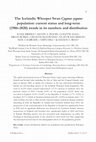 Research paper thumbnail of The Icelandic Whooper Swan Cygnus cygnus population: current status and long-term (1986-2020) trends in its numbers and distribution