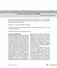 Research paper thumbnail of La Formación del Profesorado: identidad profesional a partir de las narrativas biográficas de docentes. Un estudio interpretativo en el ciclo de formación docente de los profesorados de la Facultad de Humanidades de la UNMDP