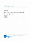 Research paper thumbnail of Sustainable Software Development through Overlapping Pair Rotation