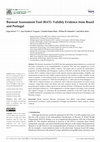 Research paper thumbnail of Burnout Assessment Tool (BAT): Validity Evidence from Brazil and Portugal