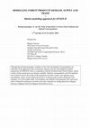 Research paper thumbnail of MODELLING FOREST PRODUCTS DEMAND, SUPPLY AND TRADE - Market modelling approach for EFSOS II