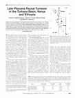 Research paper thumbnail of Late Pliocene Faunal Turnover in the Turkana Basin, Kenya and Ethiopia