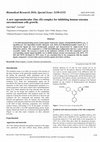 Research paper thumbnail of A new supramolecular Zinc (II) complex for inhibiting human osteoma sarcomatosum cells growth