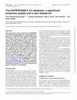 Research paper thumbnail of The SUPERFAMILY 2.0 database: a significant proteome update and a new webserver