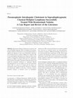 Research paper thumbnail of Paraneoplastic Intrahepatic Cholestasis in Supradiaphragmatic Classical Hodgkin Lymphoma Successfully Treated With Brentuximab Vedotin: A Case Report and Review of the Literature