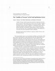 Research paper thumbnail of The "Liability of Newness" in the Food/Agribusiness Sector