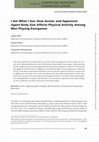 Research paper thumbnail of I Am What I See: How Avatar and Opponent Agent Body Size Affects Physical Activity Among Men Playing Exergames