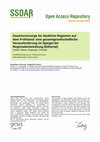 Research paper thumbnail of Daseinsvorsorge für ländliche Regionen auf dem Prüfstand: eine gesamtgesellschaftliche Herausforderung im Spiegel der Regionalentwicklung (Editorial)