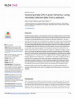 Research paper thumbnail of Assessing trade-offs in avian behaviour using remotely collected data from a webcam