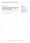 Research paper thumbnail of Hindrances to Green Building Developments in Nigeria’s Built Environment: “The Project Professionals’ Perspectives”