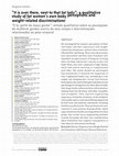 Research paper thumbnail of “É Lá, Perto Da Moça Gorda”: Estudo Qualitativo Sobre as Percepções De Mulheres Gordas Acerca De Seus Corpos e Discriminações Relacionadas Ao Peso Corporal