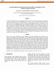 Research paper thumbnail of Analisis Propagasi Pada Kawasan Kampus Universitas Nusa Cendana Penfui Kupang