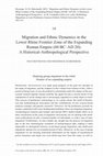 Research paper thumbnail of Migration and Ethnic Dynamics in the Lower Rhine Frontier Zone of the Expanding Roman Empire (60 BC-AD 20): A Historical-Anthropological Perspective