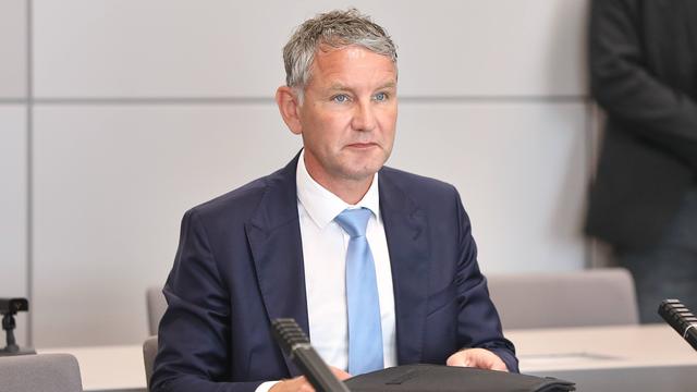 Halle Saale, Sachsen-Anhalt, Justizzentrum: 2. Prozess gegen Thüringens AfD-Landeschef Björn Höcke 