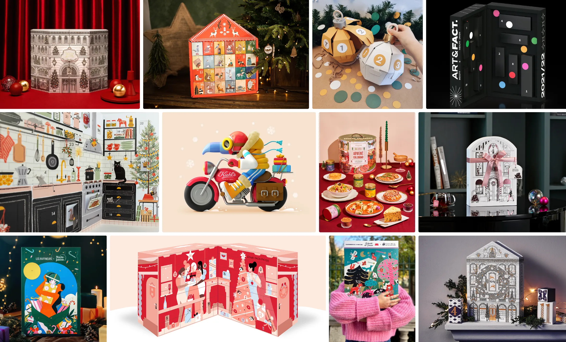 The Behance Team: Creative Advent Calendars moodboard