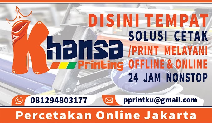 Tempat Jasa Percetakan Online Jakarta 24 Jam 